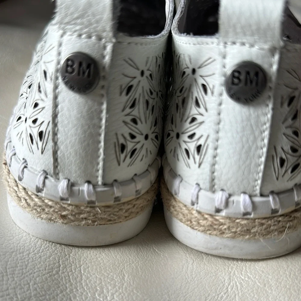 Denim&Co Cream Espadrilles Casual Slip-On